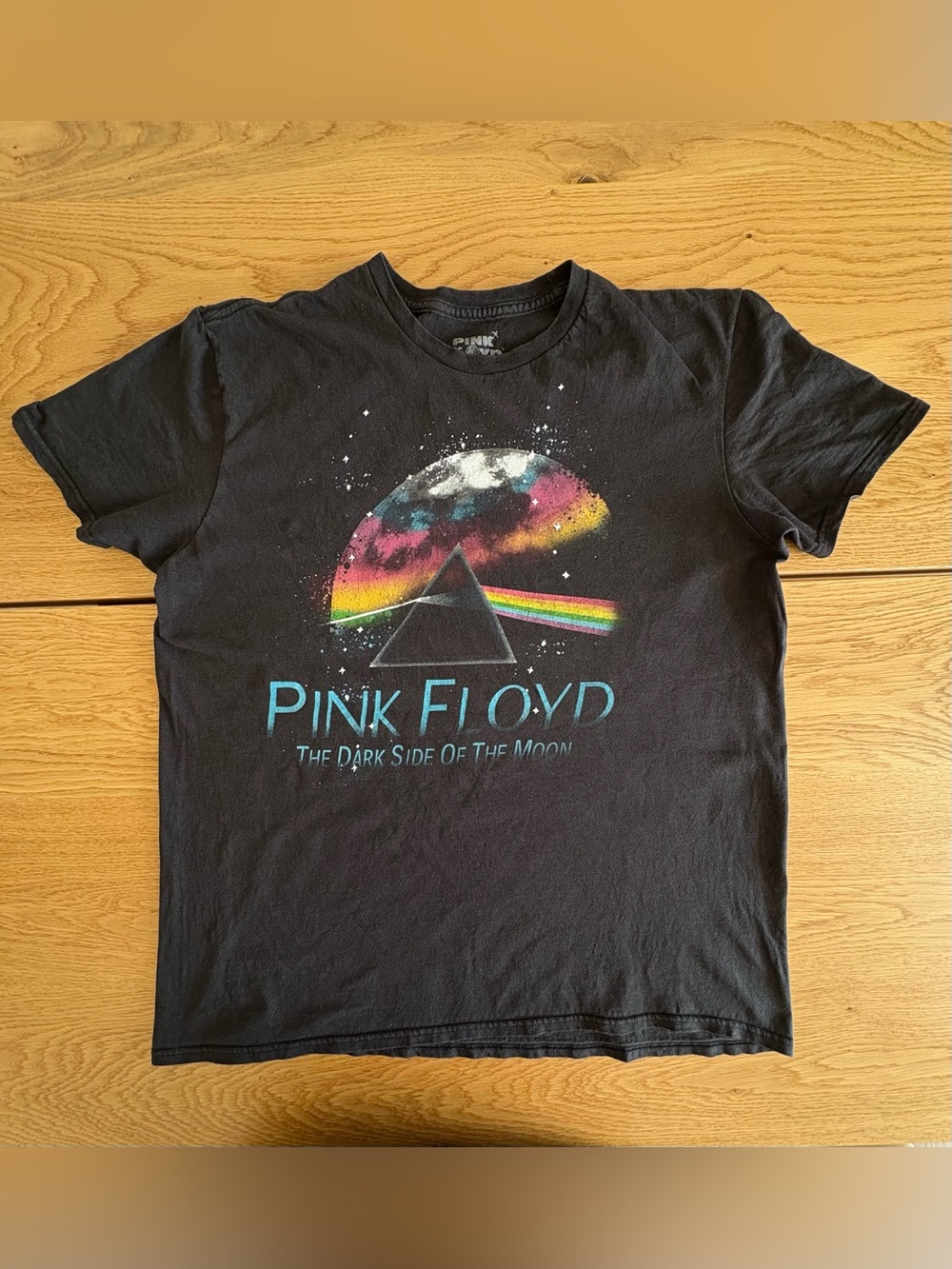 Pink Floyd Dark Side Of The Moon Shirt Mens L Black Graphic Tee Band 2018
